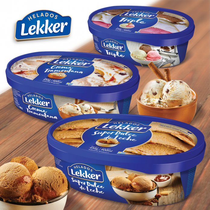 Re diseño de envases helados regulares Lekker