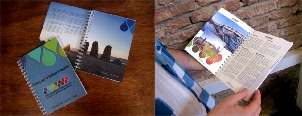 Material impreso para Evento Protección de Datos Agesic