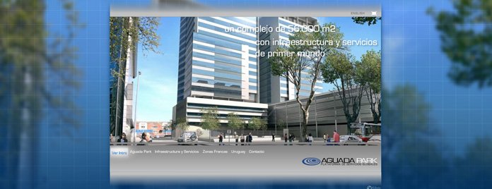 Web corporativa para el nuevo proyecto de zona franca Aguada Park