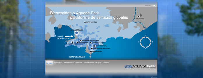 Web corporativa para el nuevo proyecto de zona franca Aguada Park