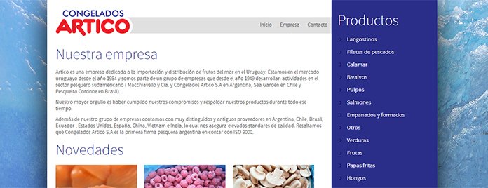 Web Congelados Artico