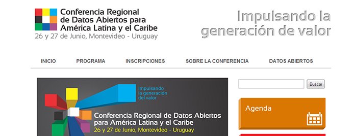 Web Conferencia Regional de Datos Abiertos
