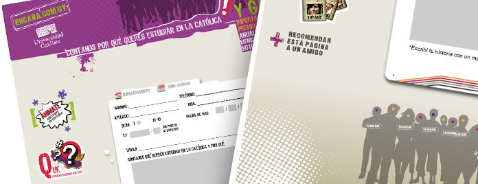 Promoción "Encará" para la Universidad Católica