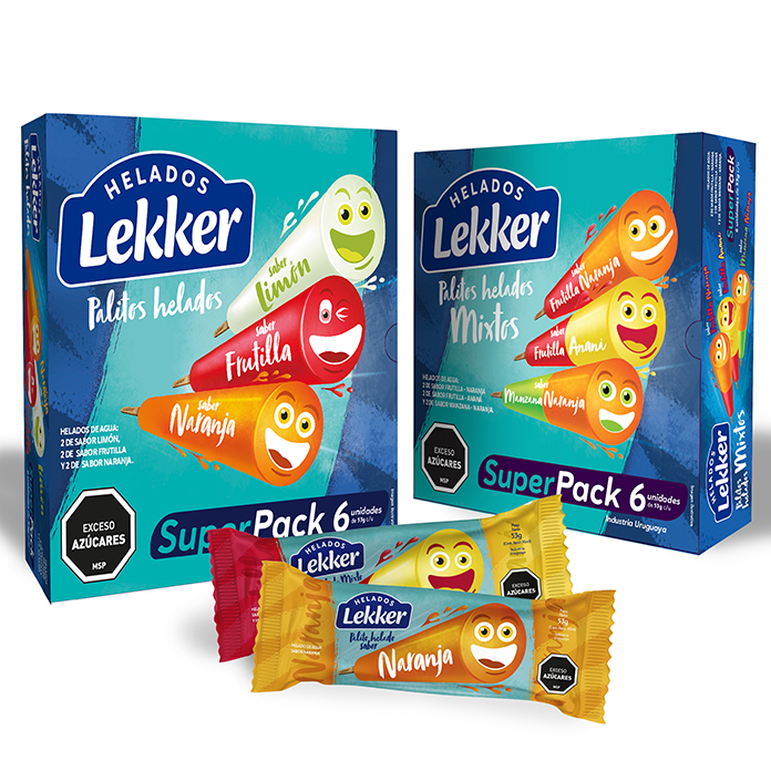 diseño packaging helados impulsivos Lekker