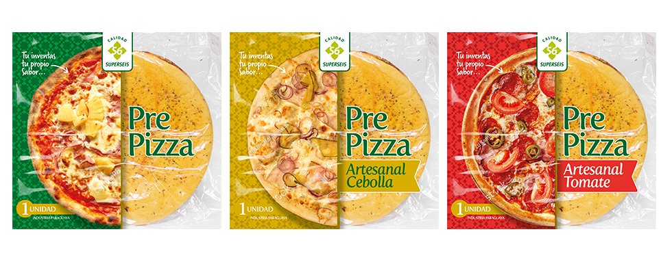 Packs para PrePizzas SuperSeis Paraguay