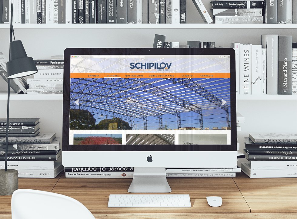 Sitio web Schipilov Estructuras Metálicas