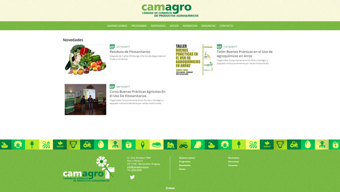 Web Cámara de Agroquímicos