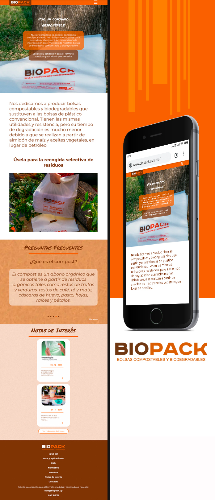 Sitio web Biopack